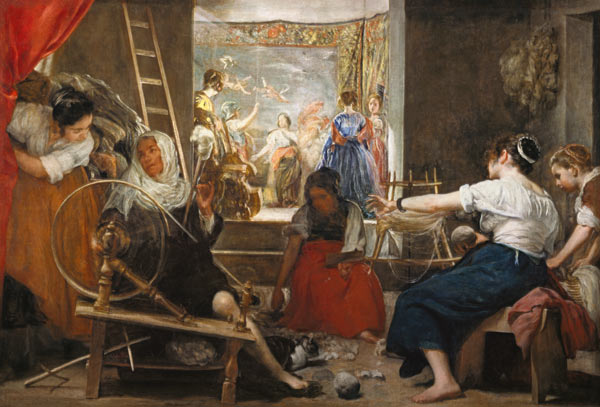 The Spinners, or The Fable of Arachne von Diego Rodriguez de Silva y Velázquez