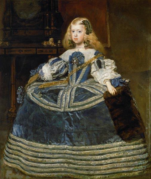 Infantin Margarita Teresa in blauem Kleid 1659