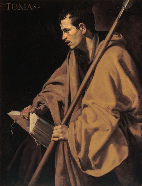 Velázquez / Thomas the Apostle von Diego Rodriguez de Silva y Velázquez
