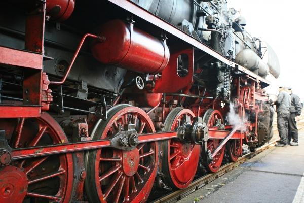 Räde rund Achsen einer Lokomotive B52 von Dieter Ritter