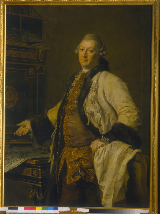 Porträt des Architekten Alexander Kokorinow (1726-1772) von Dimitrij Grigorjewitsch Lewizkij