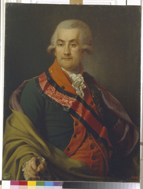 Porträt von Baron Ossip Igelström (1737-1817) von Dimitrij Grigorjewitsch Lewizkij