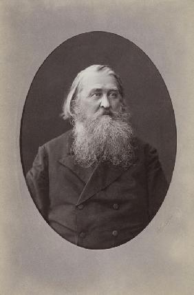 Porträt von Dichter Alexei Nikolajewitsch Pleschtschejew (1825-1893) 1870