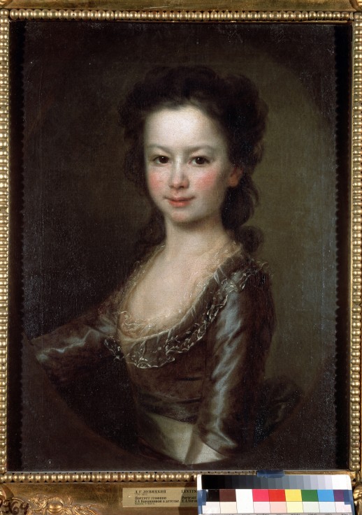 Porträt von Gräfin Maria Artemiewna Woronzowa als Kind von Dimitrij Grigorjewitsch Lewizkij