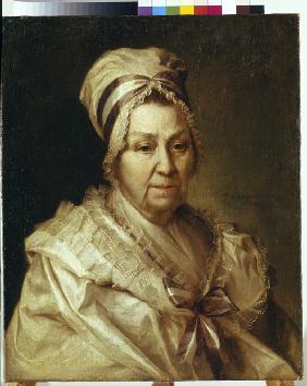 Porträt von I.A. Wassiljewa 1789