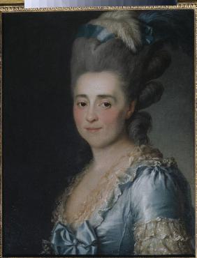Porträt von Natalia Iwanowna Melgunowa 1779