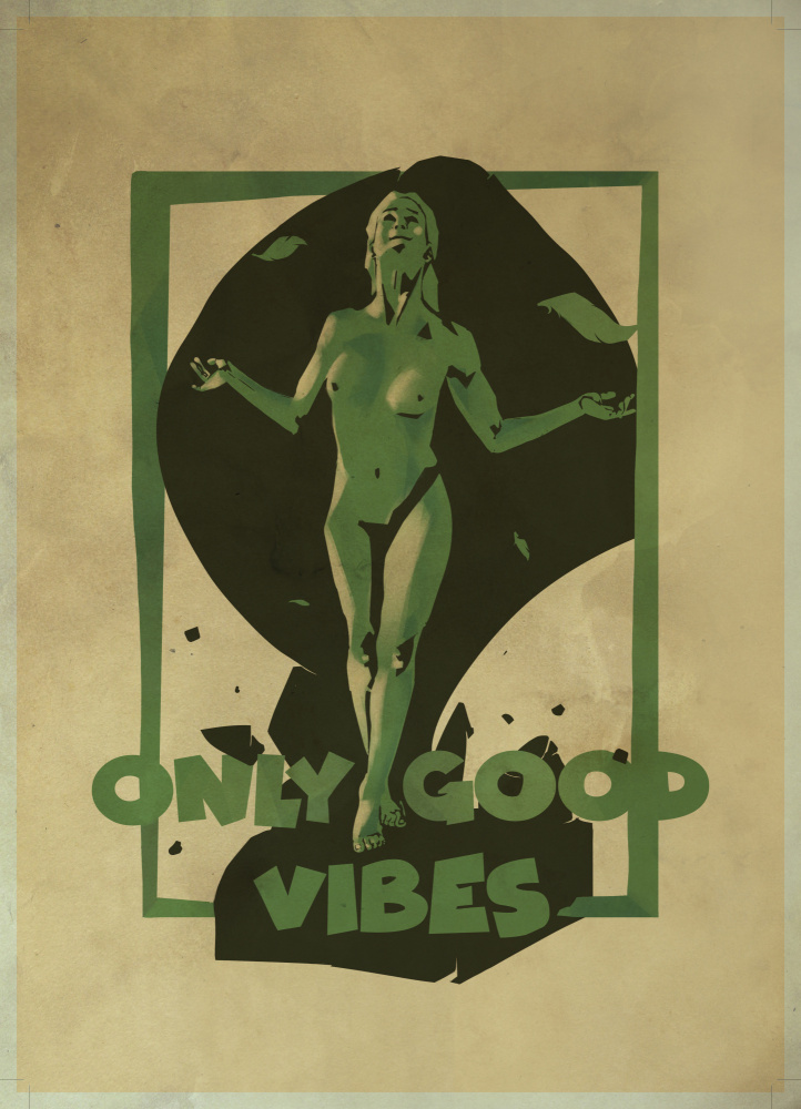 Good Vibes-Aufdruck von Dionisis Gemos