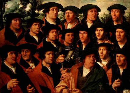 Group Portrait of the Shooting Company of Amsterdam von Dirck Jakobsz