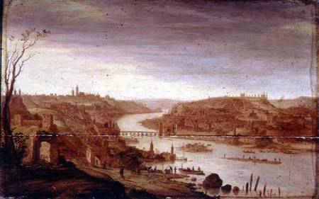 View of Prague (unrestored version) von Dirck Verhaert