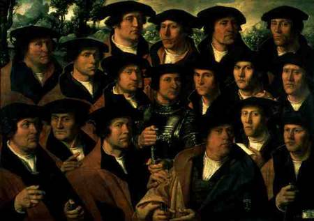 Group Portrait of the Shooting Company of Amsterdam von Dirk Jacobsz