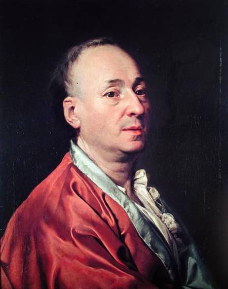 Denis Diderot (1715-84) von Dmitri Grigor'evich Levitsky