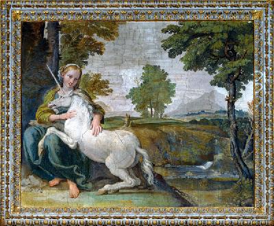 Domenichino / Maiden and Unicorn / 1602