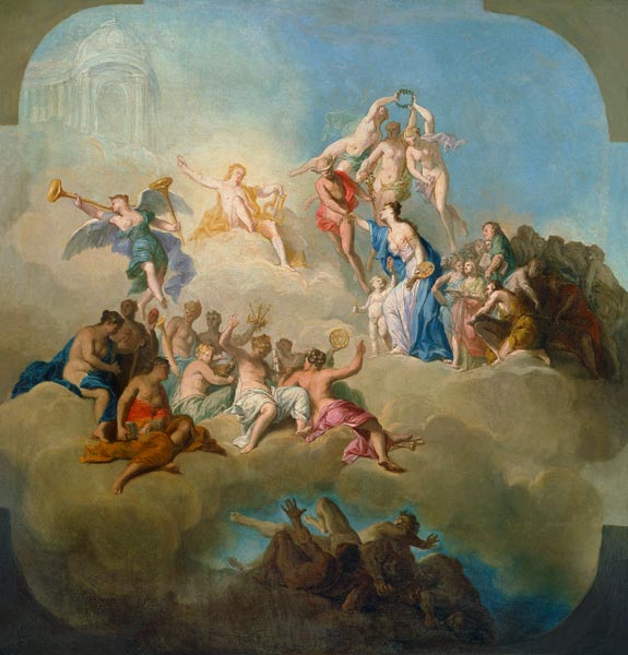 The Triumph of the Arts von Domenico Corvi