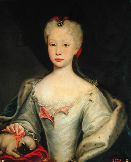 Maria Barbara de Braganza (d.1758) Queen of Spain von Domenico Dupra
