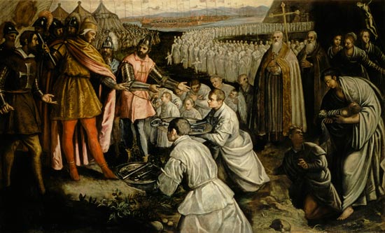 The Surrender of Zara von Domenico Tintoretto