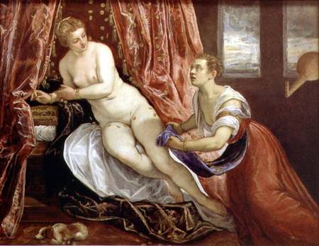 Danae von Domenico Tintoretto