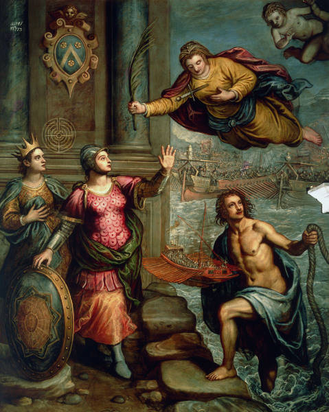 Domenico Tintoretto/ Seeleute weihen... von Domenico Tintoretto