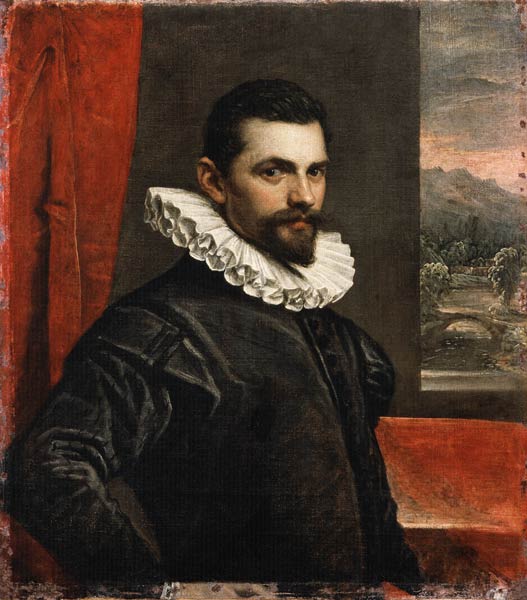 Porträt des Malers Francesco Bassano (1549-1592) von Domenico Tintoretto