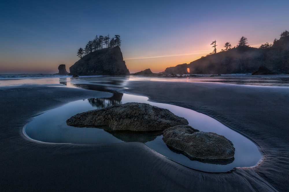 twilight at second beach von Donald Luo