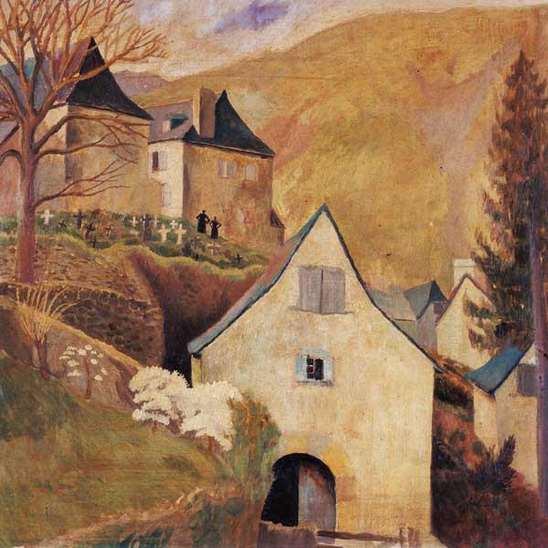 Mountain Church, Larrau (oil on canvas) 1798