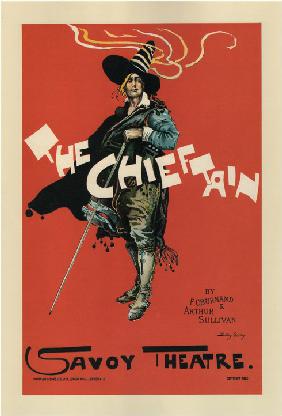 Plakat für die Oper "The Chieftain" von A. Sullivan und F. C. Burnand 1894