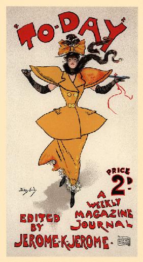 To-Day magazine, herausgegeben von Jerome K. Jerome (Plakat) 1895