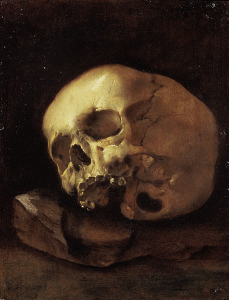 A skull von Dutch School