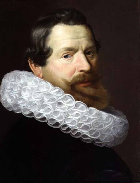 Portrait of a Man Wearing a Ruff von Dutch School