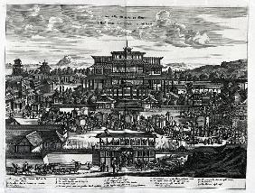 Procession from Macau, an illustration from ''Atlas Chinensis'' by Arnoldus Montanus