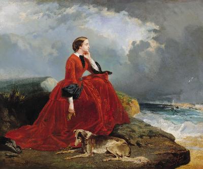 Empress Eugenie (1826-1920) at Biarritz 1858