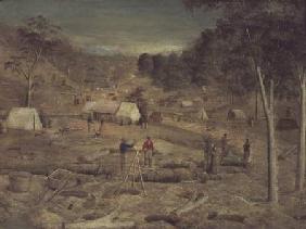 Mining camp at Bathurst c.1851