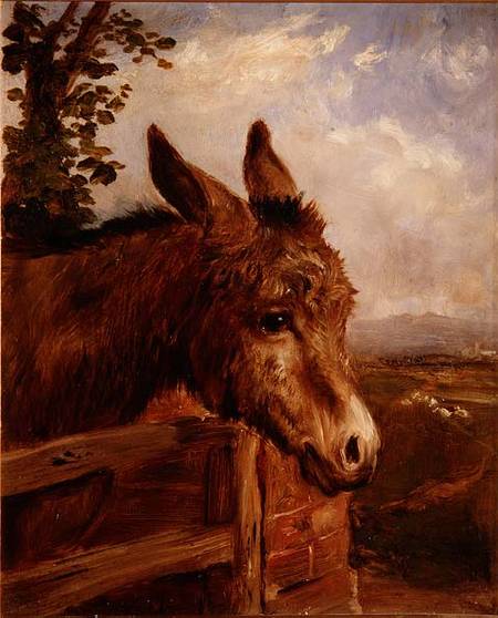 A Donkey at a Gate von Ebenezer Newman Downard