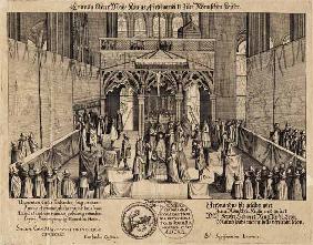 Die Krönung Königs Ferdinand II. zum Römischen Kaiser 1619