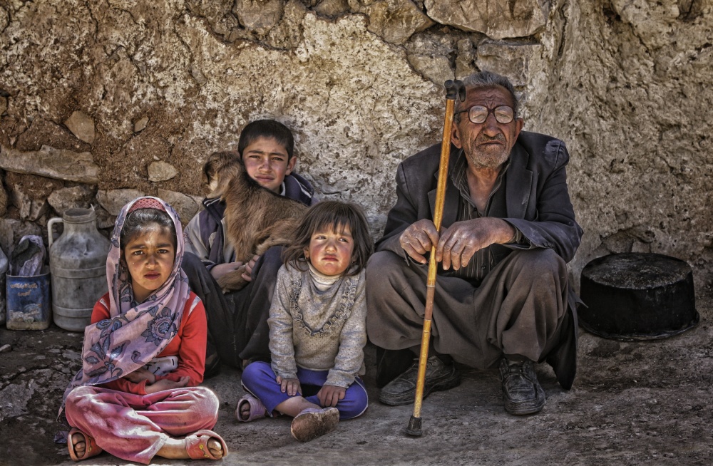 Porträt der Bakhtiari-Familie von Ebrahim Bakhtari bonab