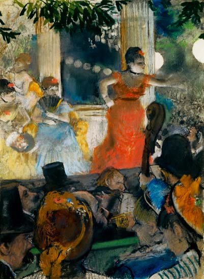 Im Café-Concert Les Ambassadeurs. von Edgar Degas