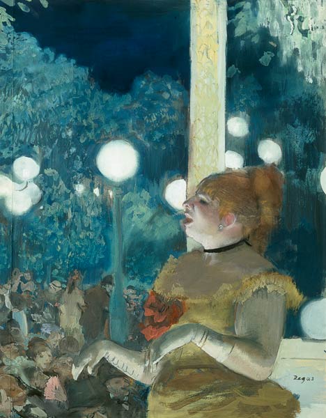 Im Konzertcafé von Edgar Degas