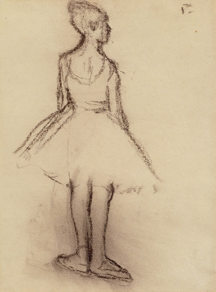 Ballerina viewed from the back von Edgar Degas