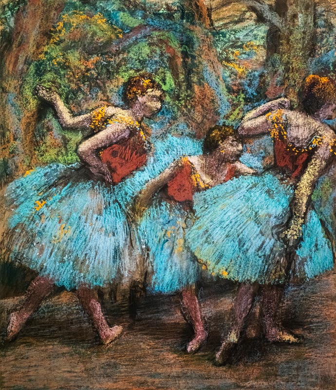 Drei Tänzerinnen (Trois danseuses) von Edgar Degas
