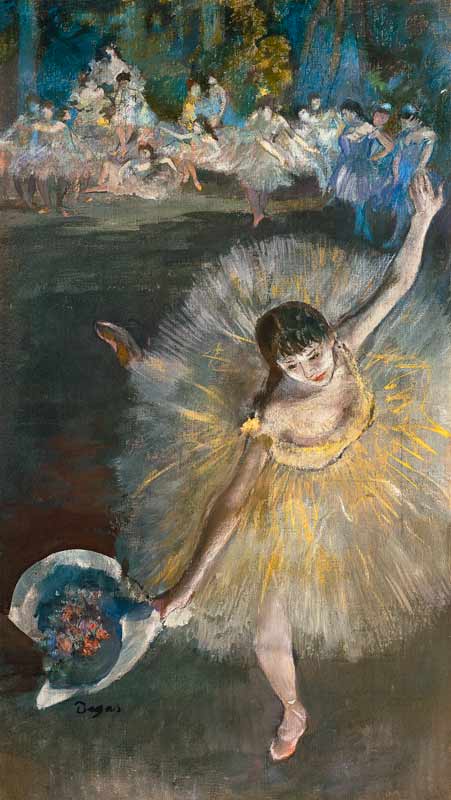 End of an Arabesque von Edgar Degas
