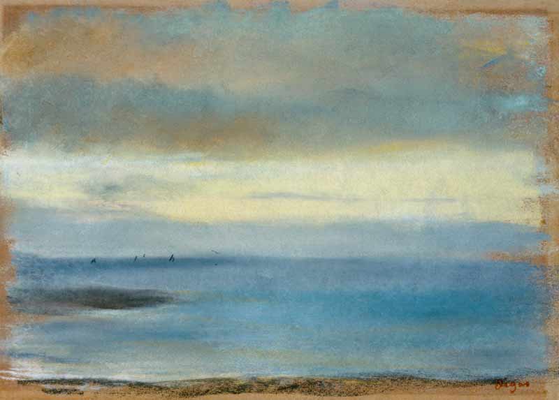 Marine sunset von Edgar Degas