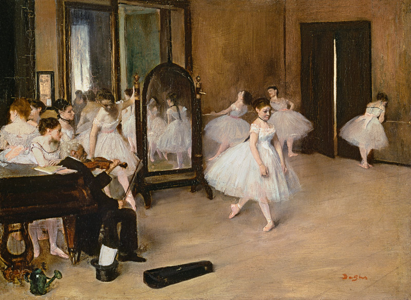 Tanzklasse (Classe de danse) von Edgar Degas