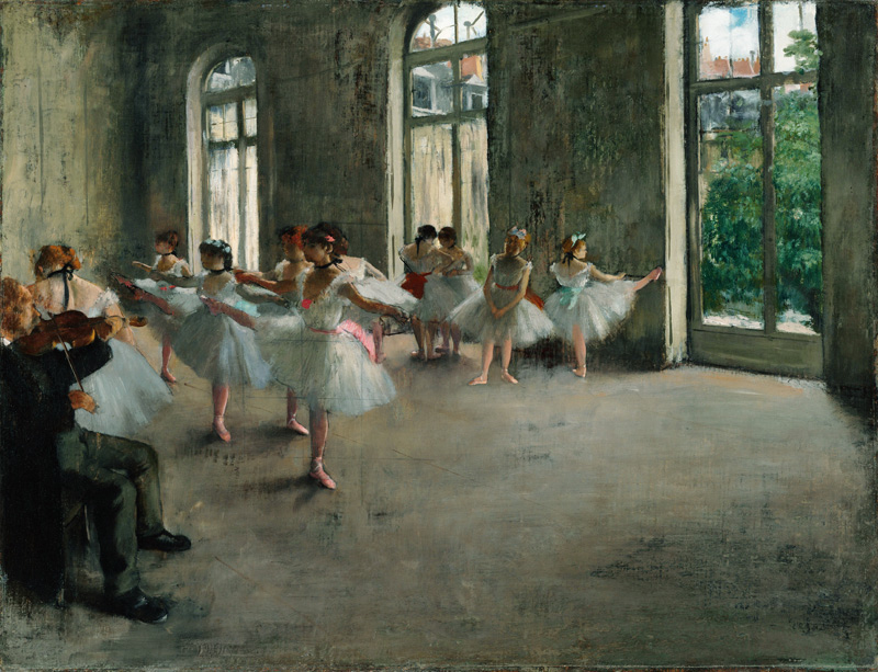 The Rehearsal von Edgar Degas