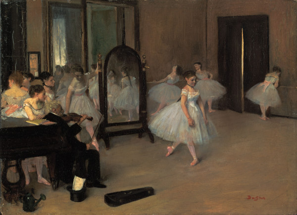 Classe de danse von Edgar Degas
