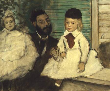 Comte Le Pic and his Sons von Edgar Degas