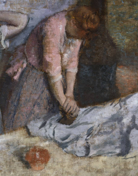 Edgar Degas, Die Bueglerinnen/ Ausschnitt von Edgar Degas