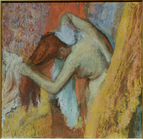Frau bei der Toilette von Edgar Degas