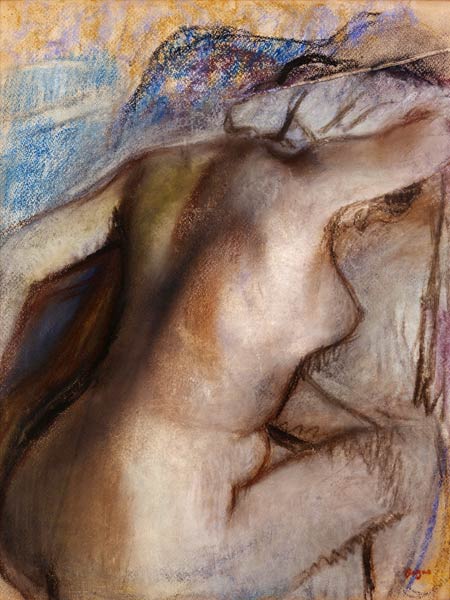 Nach dem Bad, sich abtrocknende Frau von Edgar Degas