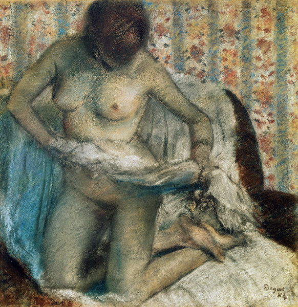 Nach dem Bade von Edgar Degas