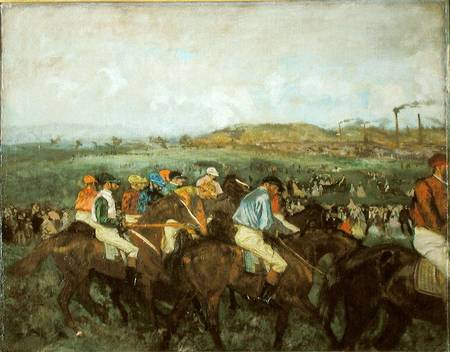 Race Meeting. Before the Departure von Edgar Degas
