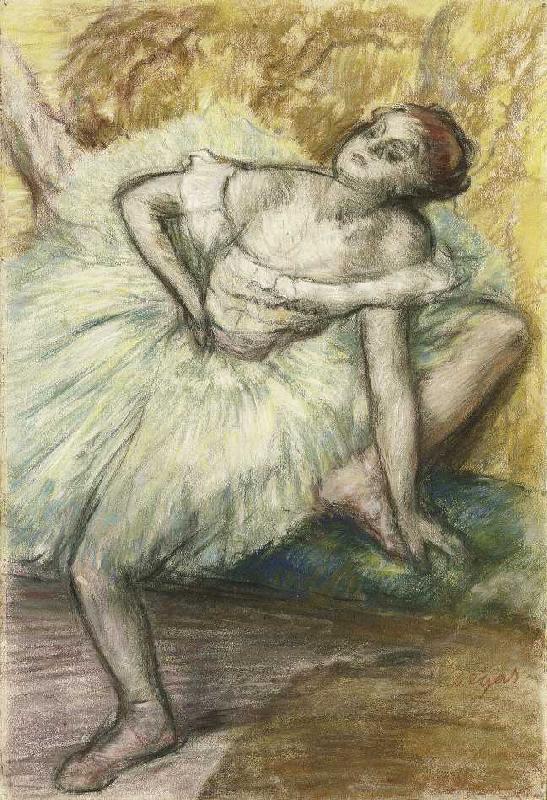 Studie einer Tänzerin von Edgar Degas